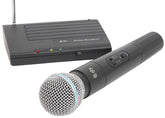 QTX VH45B VHF Wireless Microphone Handheld Radio 174.50 Compact DJ Disco Karaoke